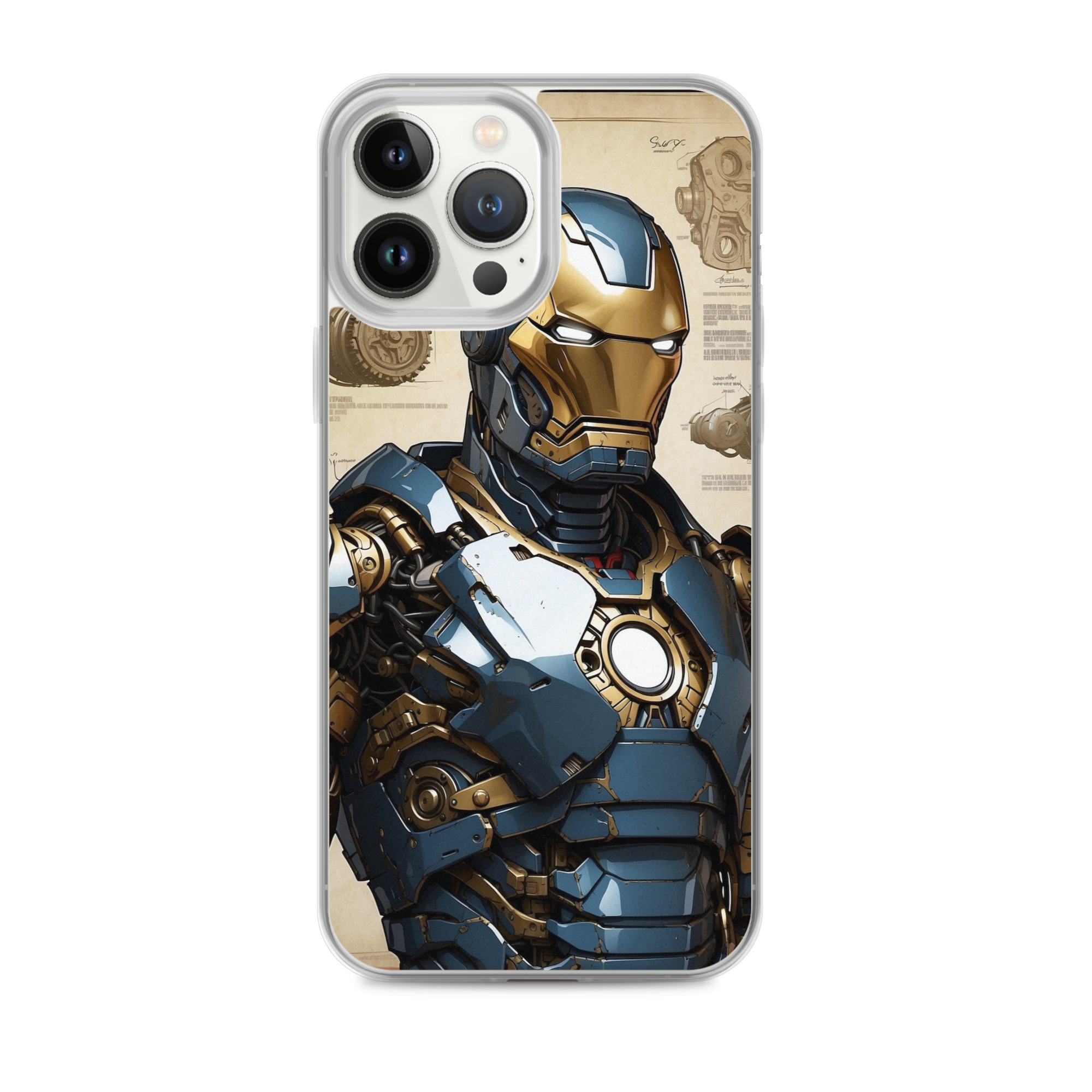 Case for iPhone - Blue Iron Man