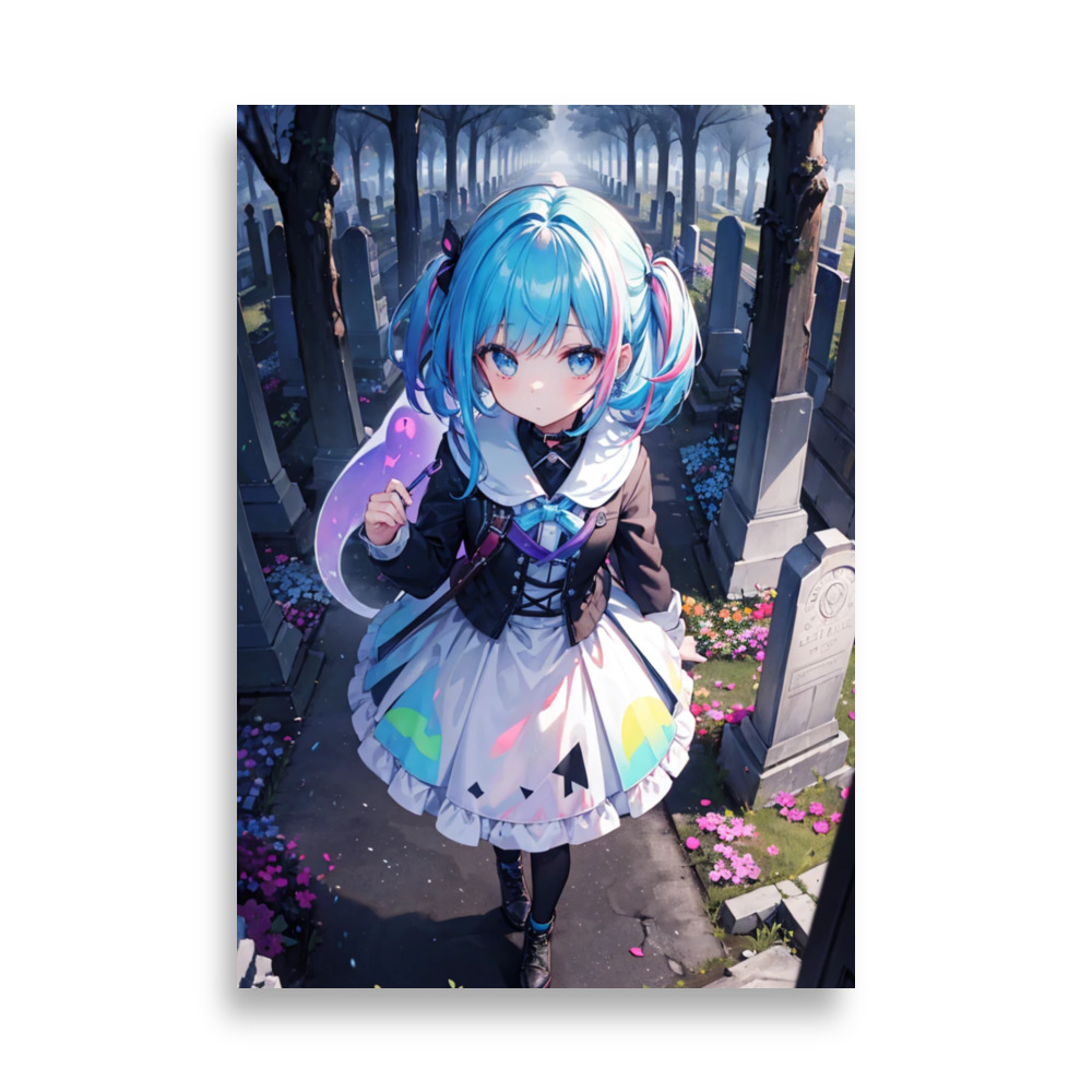 Poster - Girl in the Cemetery